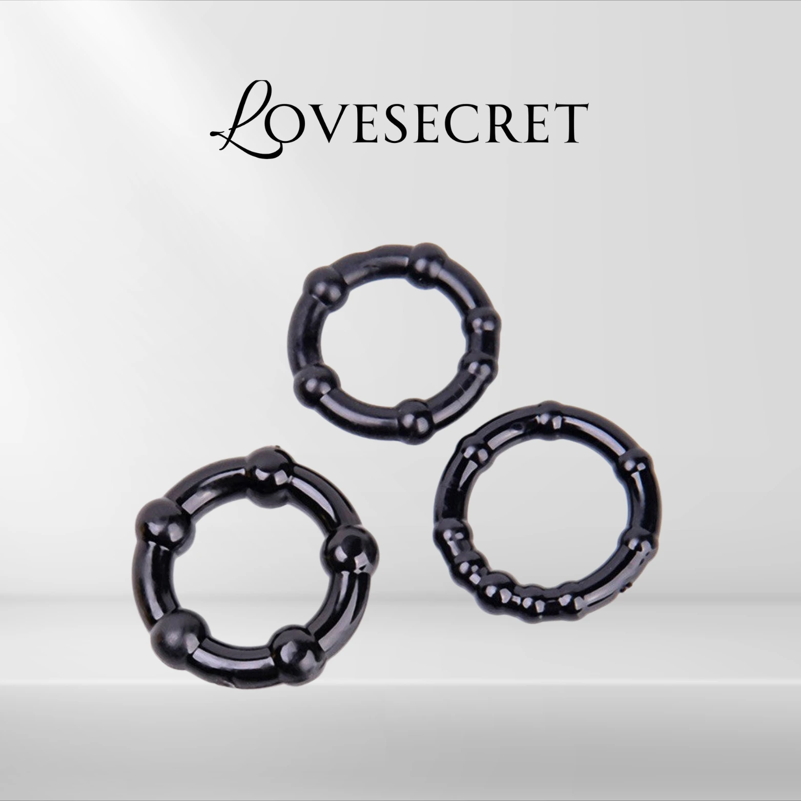 Beaded Cockring 3-Pack – Super Stretchable