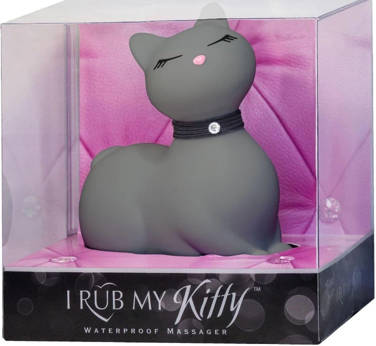 Big Teaze Toys - I Rub My Kitty Grey - Unique Waterproof Massager